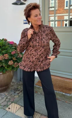 Say INA Copenhagen Bluse - Roxie - Brown