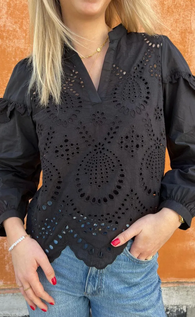 Say INA Copenhagen Bluse - Benedicte - Black