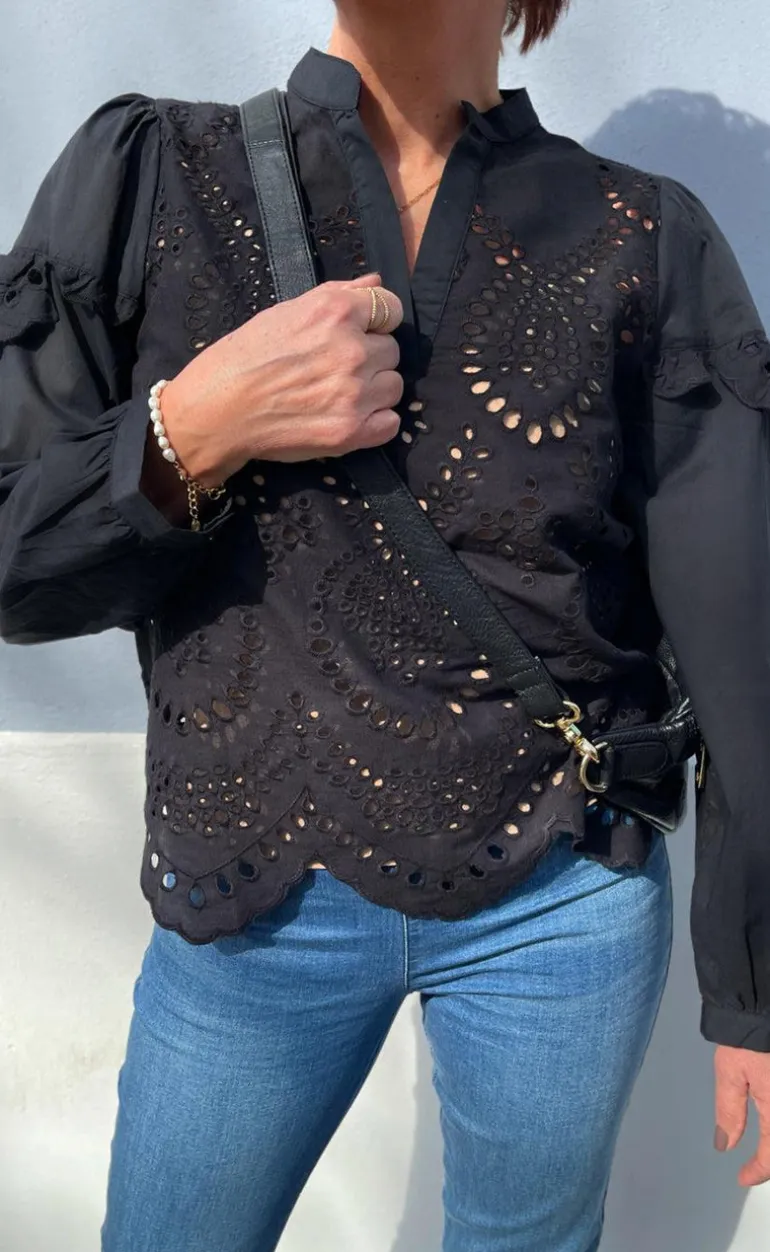Say INA Copenhagen Bluse - Benedicte - Black