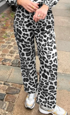 Say INA Copenhagen Bukser - Ida - Grey Leopard