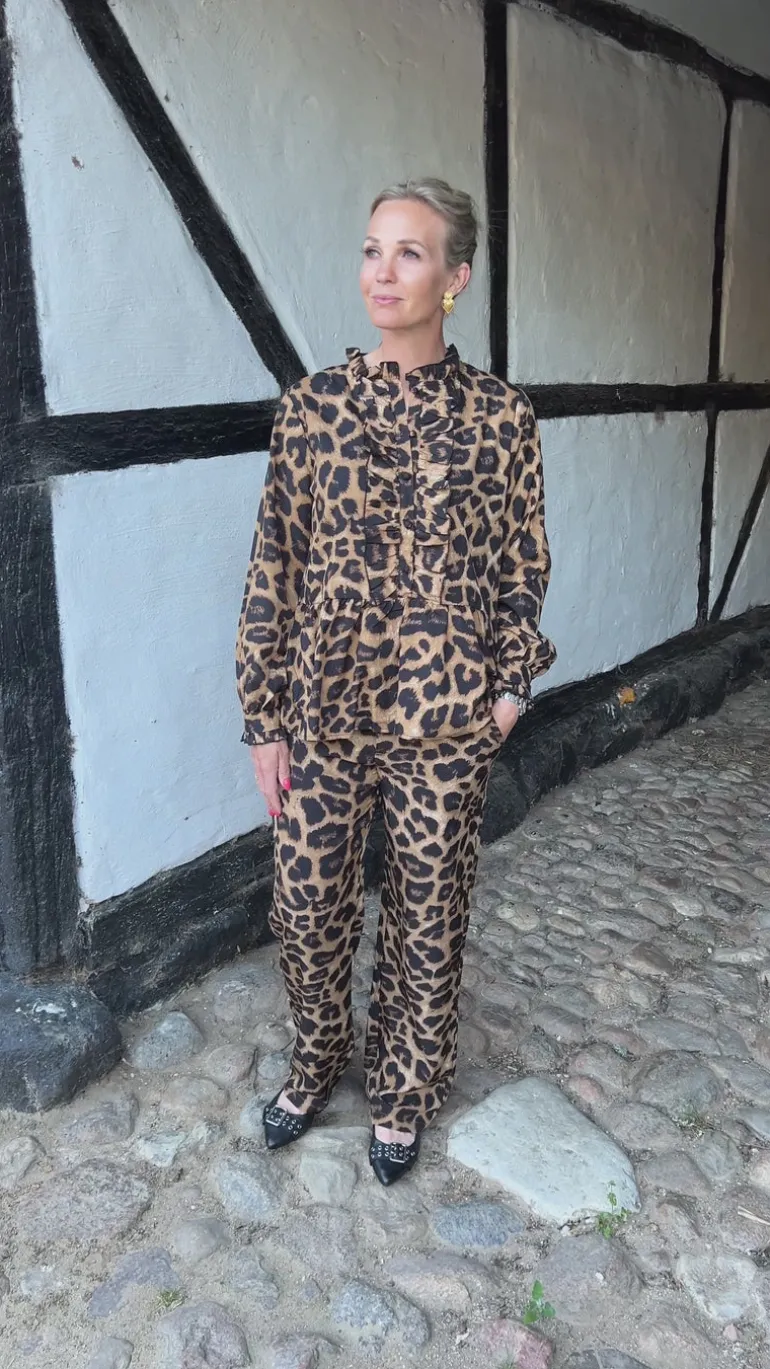 Say INA Copenhagen Bukser - Ida - Leopard