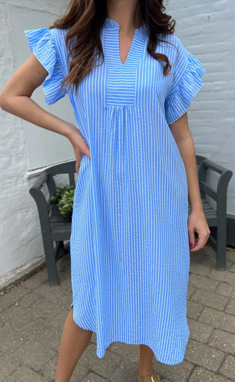 Say INA Copenhagen Kjole - Winnie - Blue Striped
