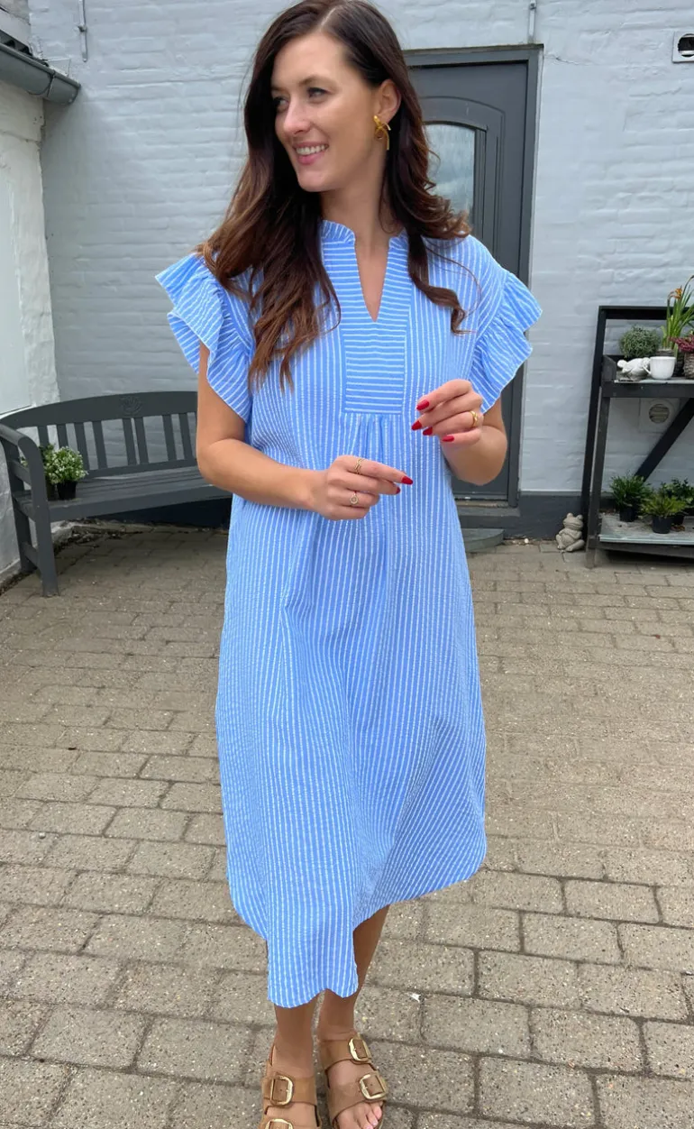 Say INA Copenhagen Kjole - Winnie - Blue Striped
