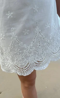 Say INA Copenhagen Kjole - Silja - White Broderie Anglaise