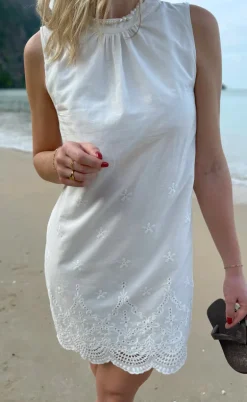Say INA Copenhagen Kjole - Silja - White Broderie Anglaise