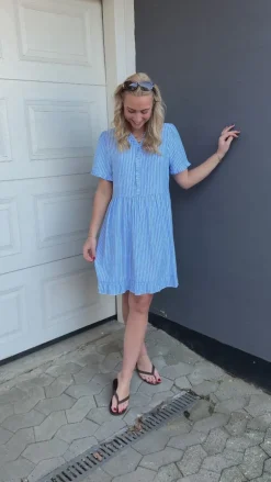 Say INA Copenhagen Kjole - Catja Summer - Blue Striped