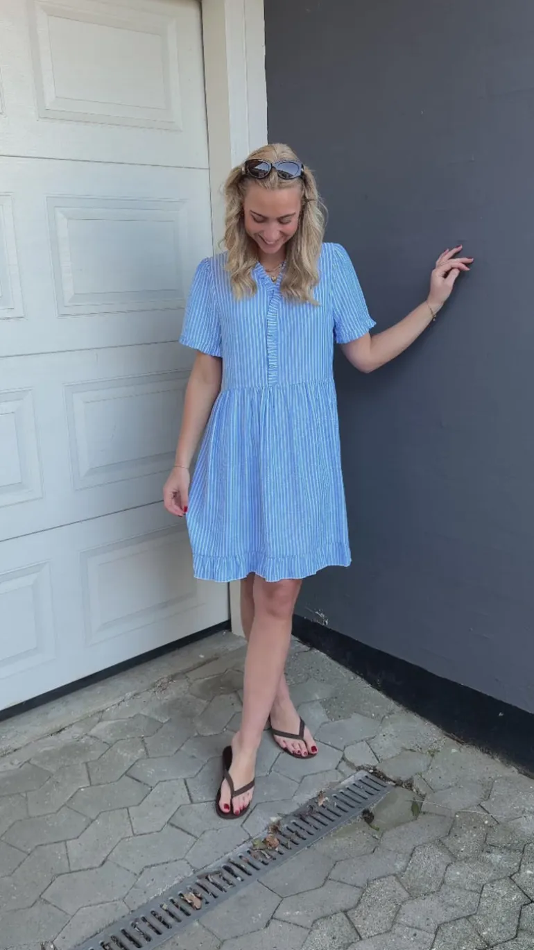 Say INA Copenhagen Kjole - Catja Summer - Blue Striped