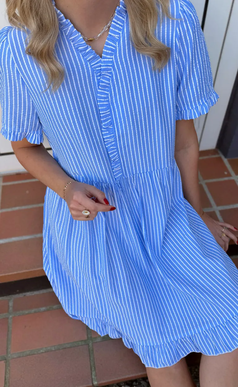 Say INA Copenhagen Kjole - Catja Summer - Blue Striped