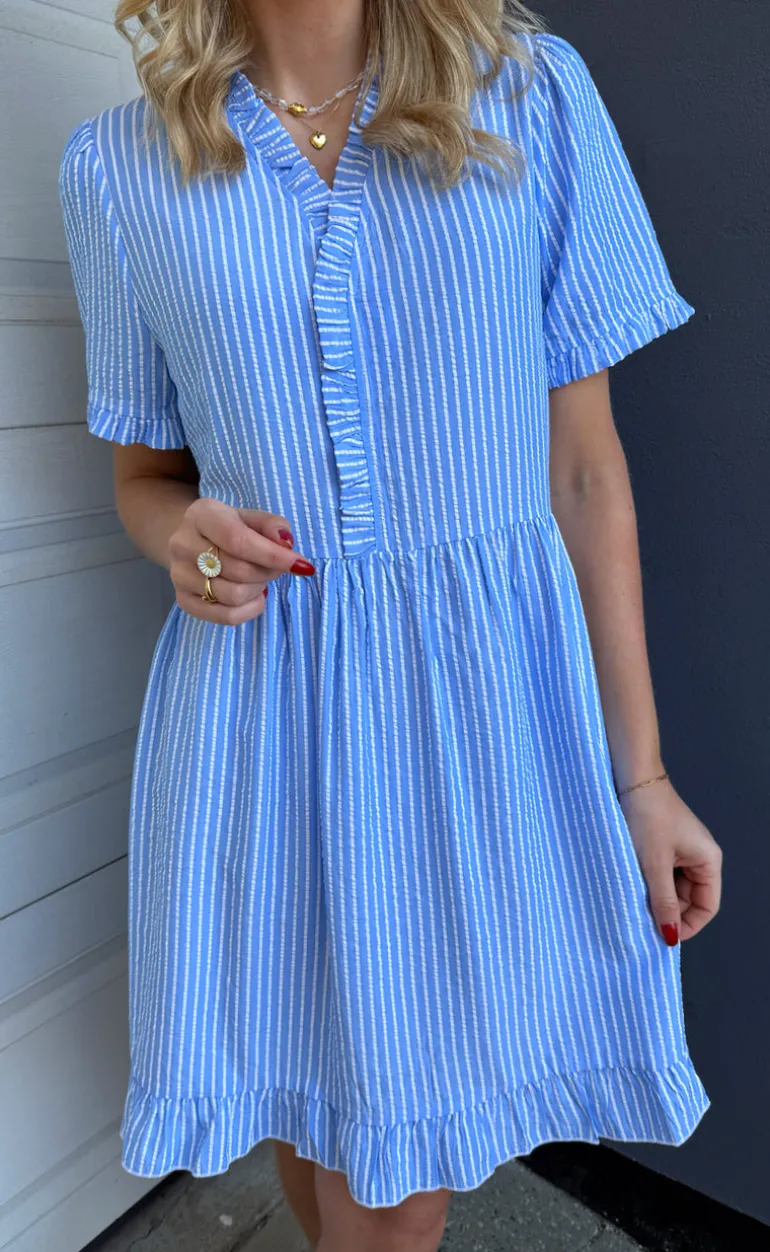 Say INA Copenhagen Kjole - Catja Summer - Blue Striped