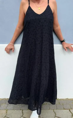 Say INA Copenhagen Kjole - Klara - Black Broderi Anglaise