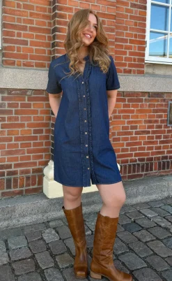 Say INA Copenhagen Kjole - Sophie - Denim Blue