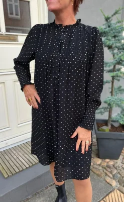 Say INA Copenhagen Kjole - Natalia - Black W. Dots