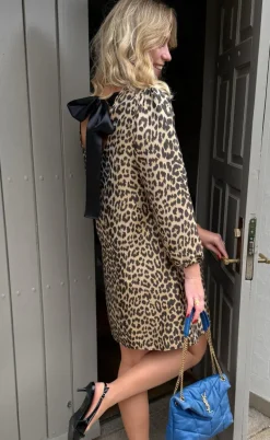 Say INA Copenhagen Kjole - Fia Short - Shiny Leopard