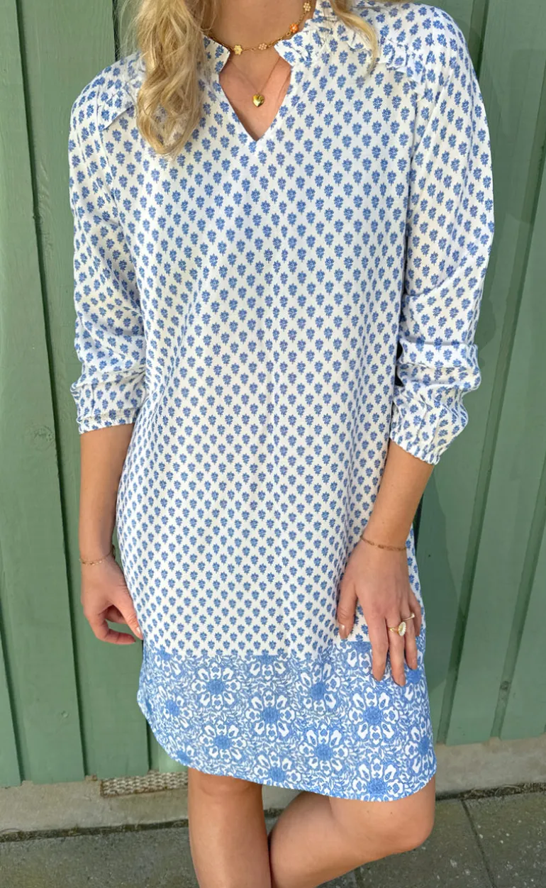Say INA Copenhagen Kjole - Mira - Blue Printed