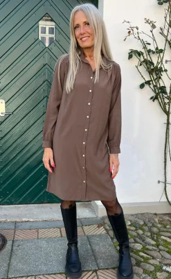Say INA Copenhagen Kjole - Tina - Dark Brown