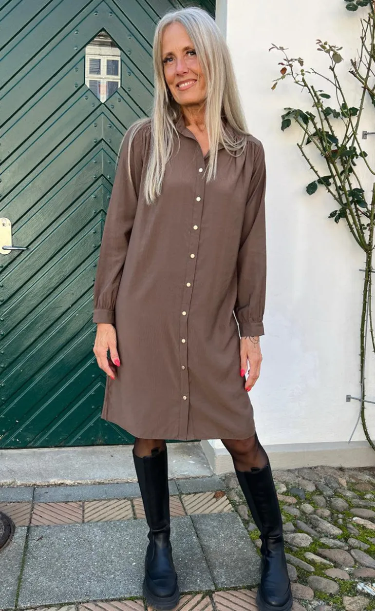 Say INA Copenhagen Kjole - Tina - Dark Brown