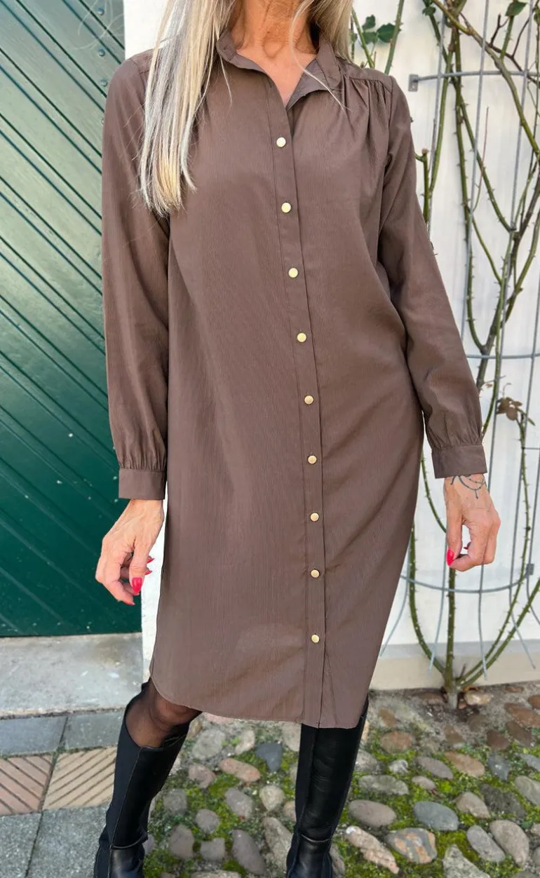 Say INA Copenhagen Kjole - Tina - Dark Brown
