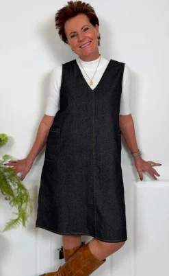 Say INA Copenhagen Kjole - Ania Spencer - Grey / Black Denim