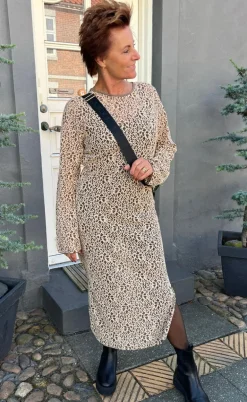 Say INA Copenhagen Kjole - Lanza - Beige/Brown
