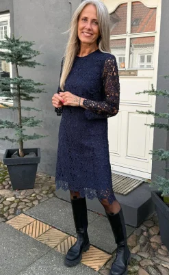 Say INA Copenhagen Kjole - Mira - Navy Blue