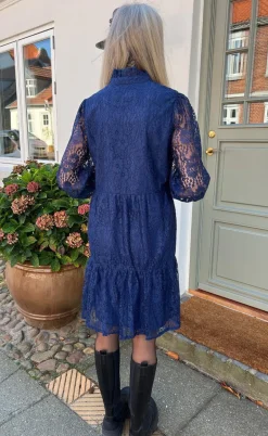 Say INA Copenhagen Kjole - Dalia - Navy Blue