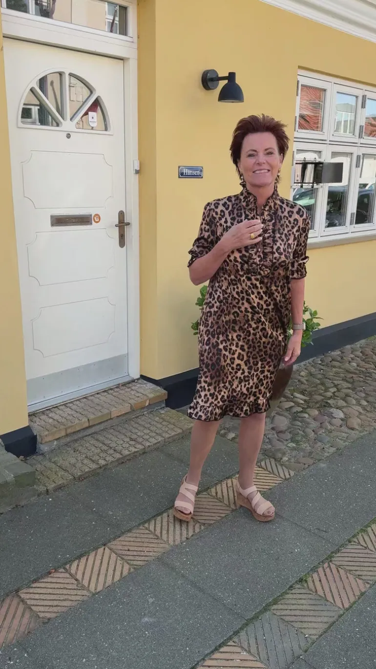 Say INA Copenhagen Kjole - Philine - Leopard