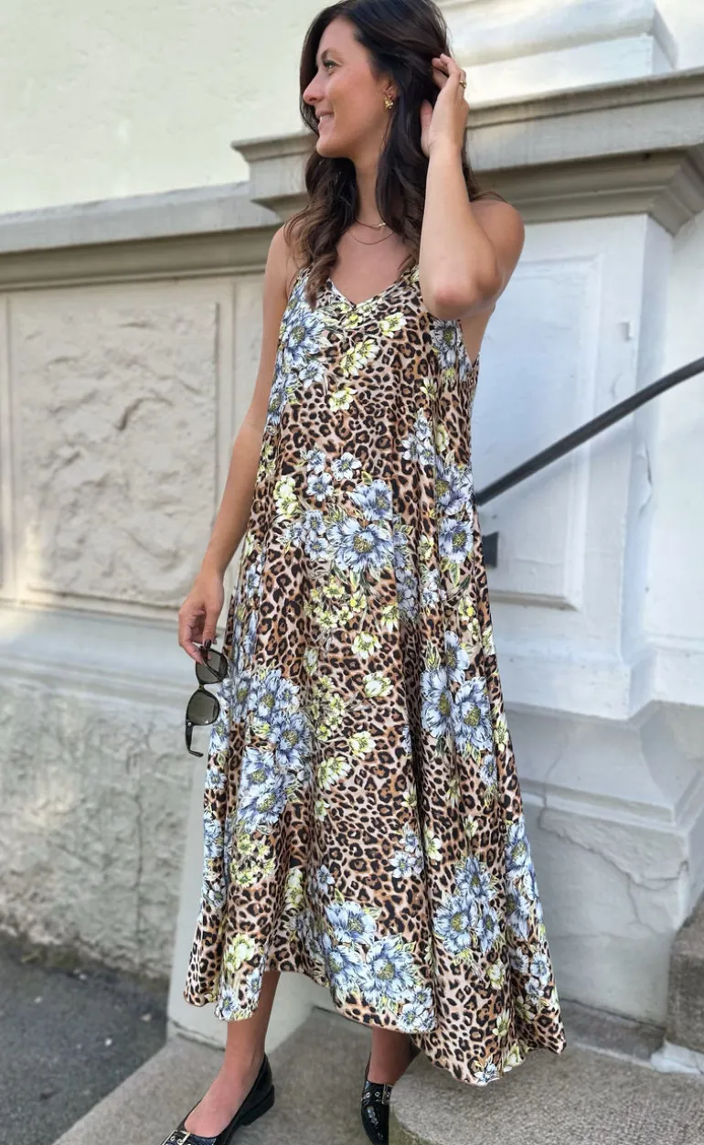 Say INA Copenhagen Kjole - Klara - Leopard Flower