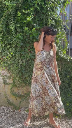 Say INA Copenhagen Kjole - Klara - Leopard Flower