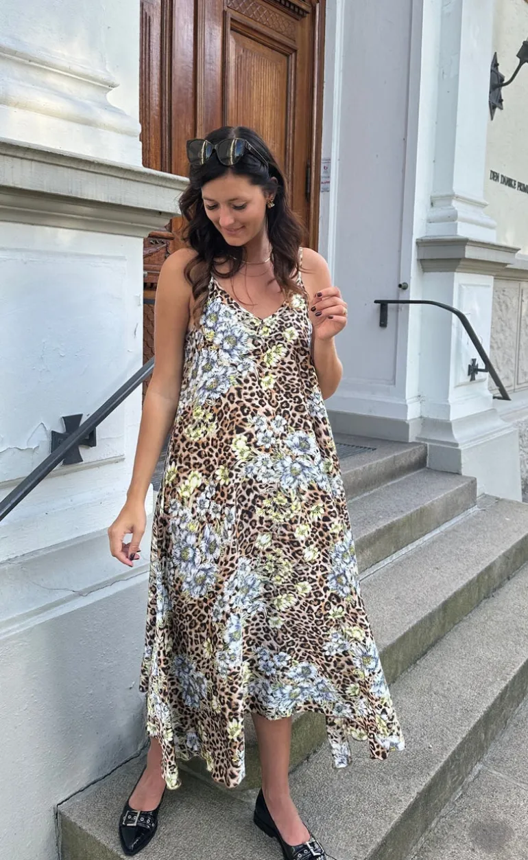Say INA Copenhagen Kjole - Klara - Leopard Flower