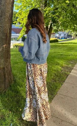Say INA Copenhagen Kjole - Klara - Leopard Flower