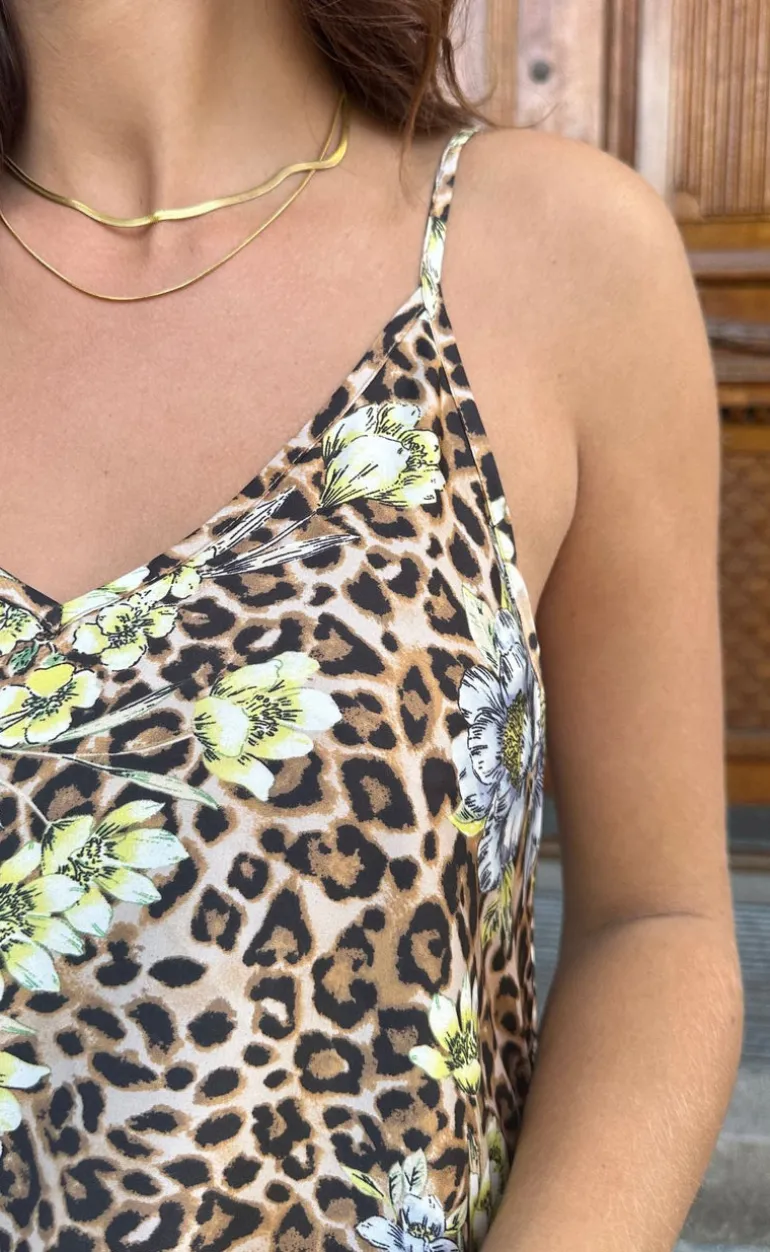 Say INA Copenhagen Kjole - Klara - Leopard Flower