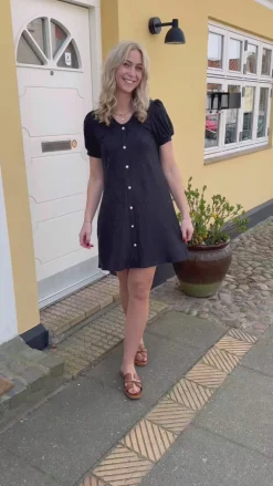 Say INA Copenhagen Kjole - Fia - Black