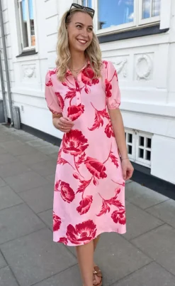 Say INA Copenhagen Kjole - Celeste - Rosy Flower