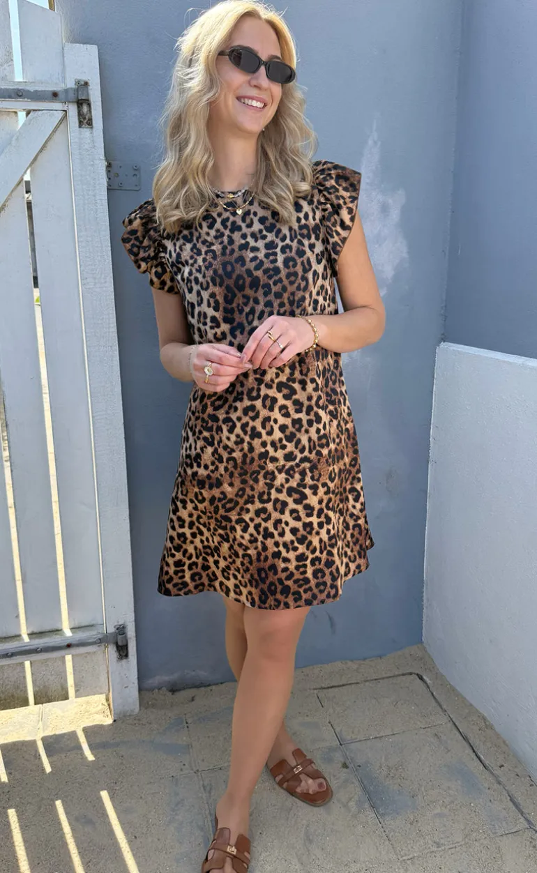 Say INA Copenhagen Kjole - Kati Bow - Leopard W. Black Bow