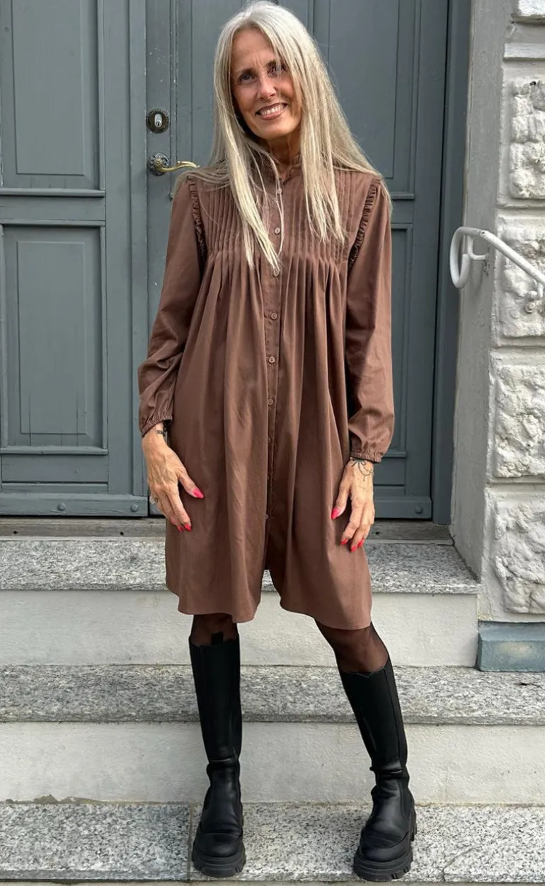 Say INA Copenhagen Kjole - Loui - Brown
