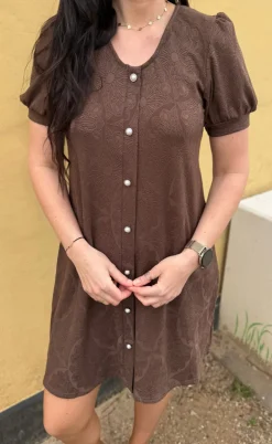 Say INA Copenhagen Kjole - Fia - Dark Brown