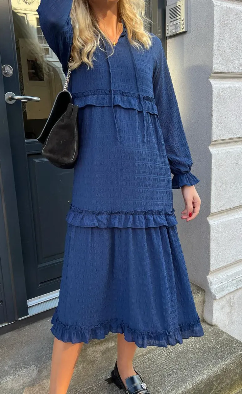 Say INA Copenhagen Kjole - Pam - Navy Blue