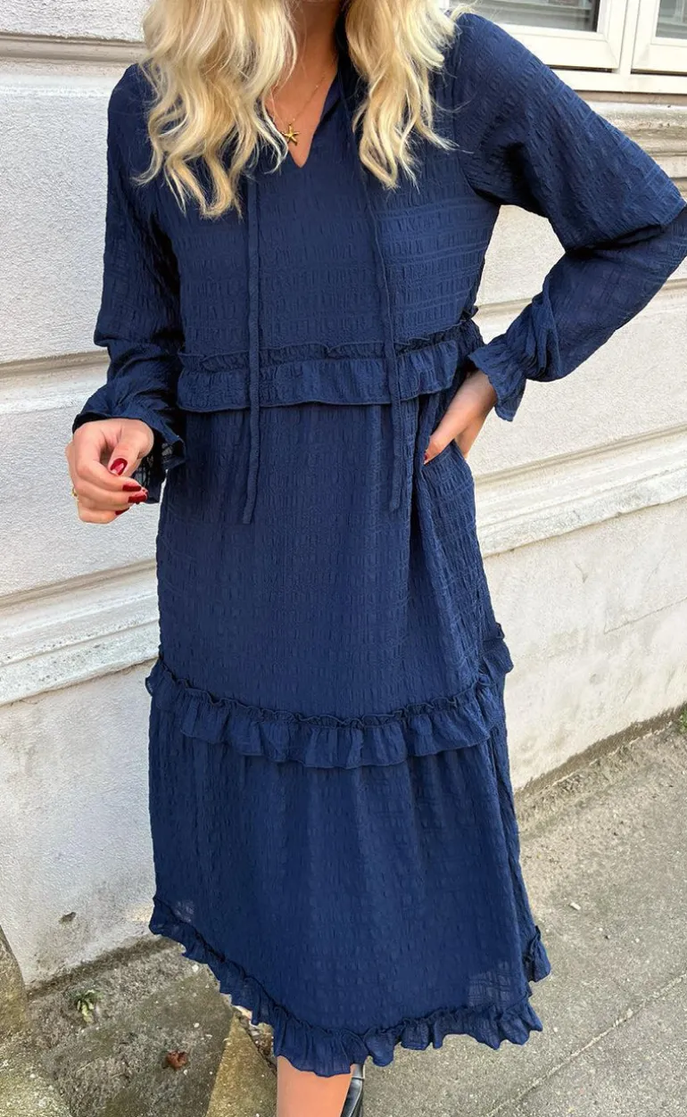 Say INA Copenhagen Kjole - Pam - Navy Blue