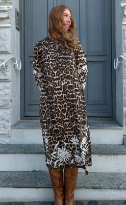 Say INA Copenhagen Kjole - Tilde Long - Leopard W. Embroidery