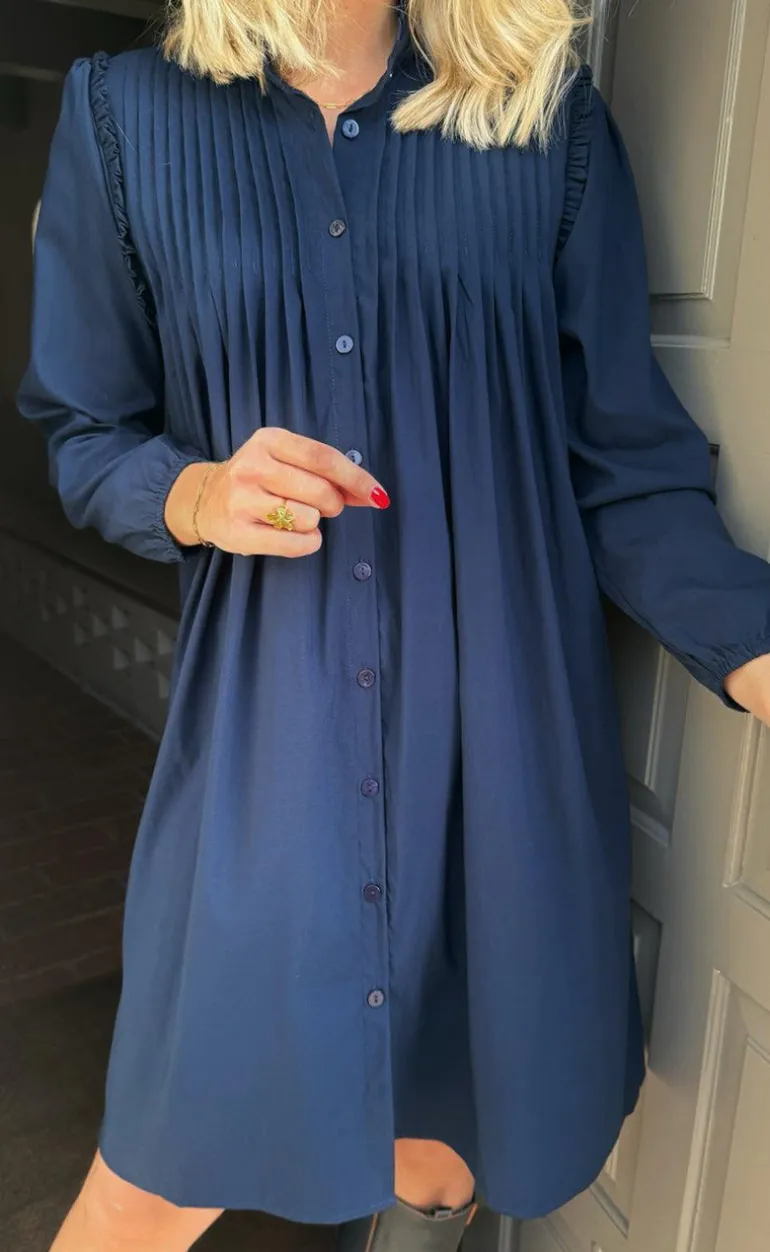 Say INA Copenhagen Kjole - Loui - Navy Blue