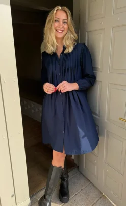 Say INA Copenhagen Kjole - Loui - Navy Blue