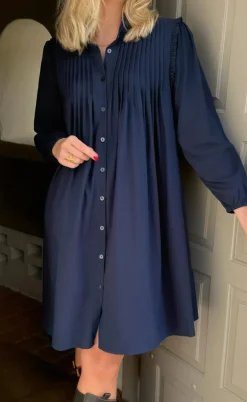 Say INA Copenhagen Kjole - Loui - Navy Blue