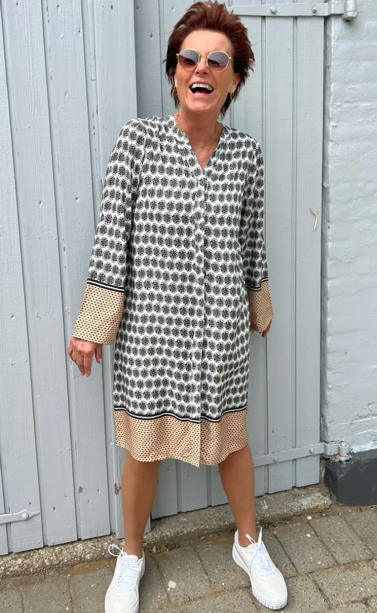 Say INA Copenhagen Kjole - Katia - Beige Print