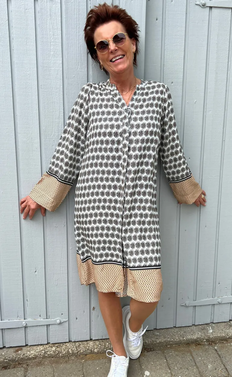 Say INA Copenhagen Kjole - Katia - Beige Print