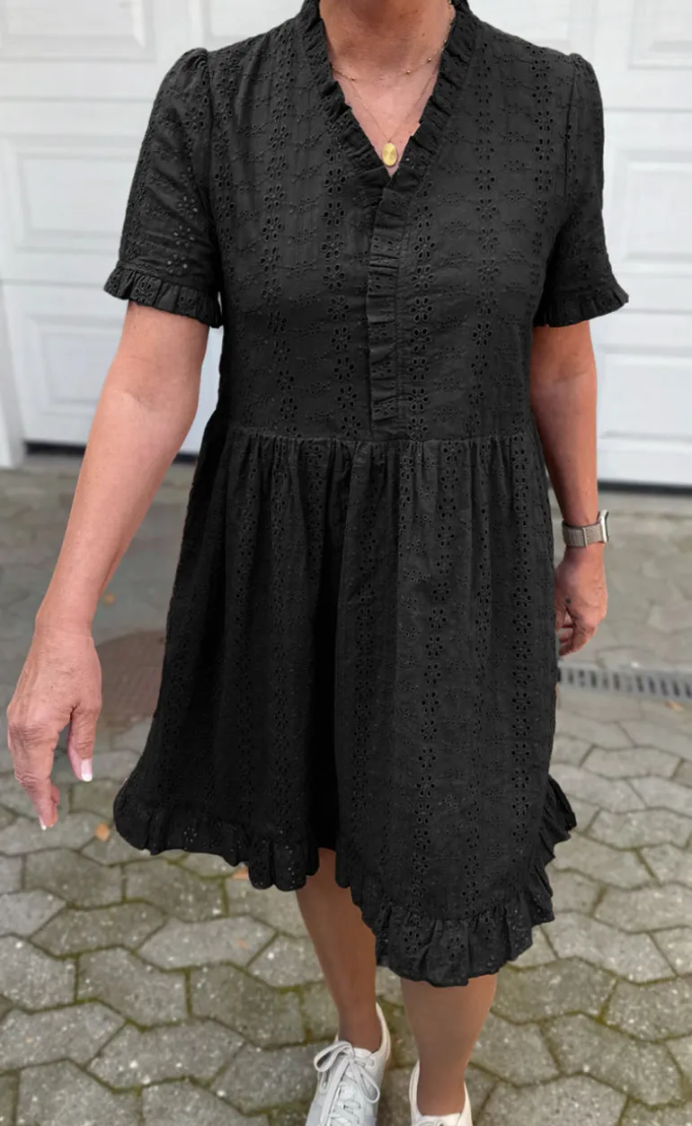 Say INA Copenhagen Kjole - Catja Summer - Black Broderie Anglaise
