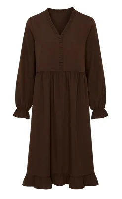 Say INA Copenhagen Kjole - Catja - Dark Brown