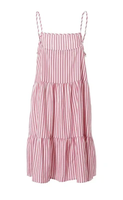 Say INA Copenhagen Kjole - Sisi - Red White Stripe
