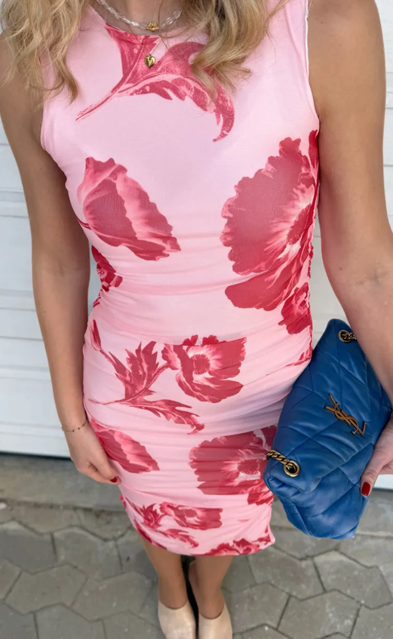 Say INA Copenhagen Kjole - Sophia Mesh - Rosy Flower