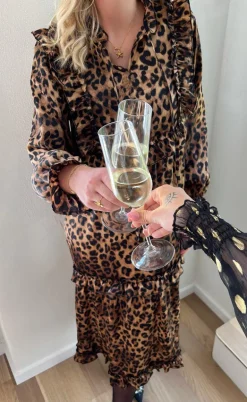 Say INA Copenhagen Kjole - Elina - Leopard