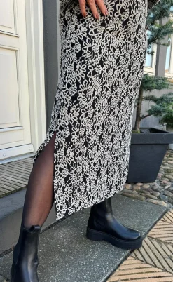 Say INA Copenhagen Kjole - Lanza - Black W. White Paisley